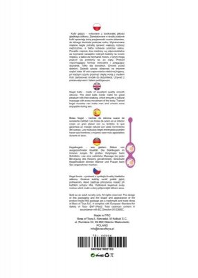 Silicone Kegel Balls 36mm 90g Pink - B - Series