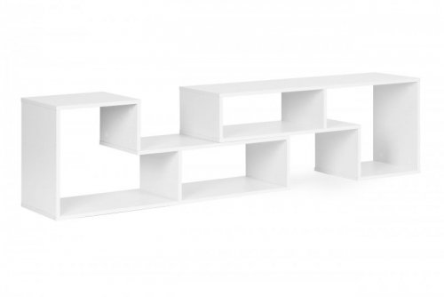 Nowoczesny regał modułowy geometryczny szafka na książki 4 półki ModernHome