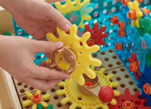 MASTERKIDZ Zestaw Akcesoriów Mix Koła Zębate do Paneli Ściennych STEM 198 el.