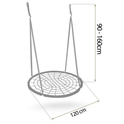 Huśtawka bocianie gniazdo Neo-Sport NS-104 120 cm