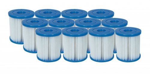 Filtr do pompy filtrującej Typ II - komplet 12 SZT Bestway  58094