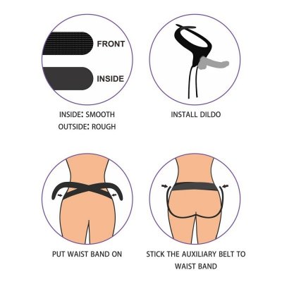 EASY STRAP ON SET 7.0&#039;&#039; BLACK