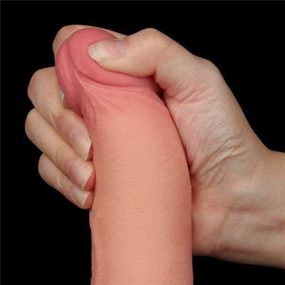 DILDO 8.5&#039;&#039; SLIDING SKIN DUAL LAYER DONG