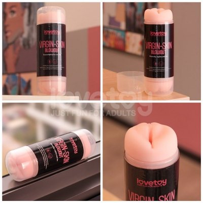 VIRGIN-SKIN BLOWOUT DOUBLE SIDE STROKER