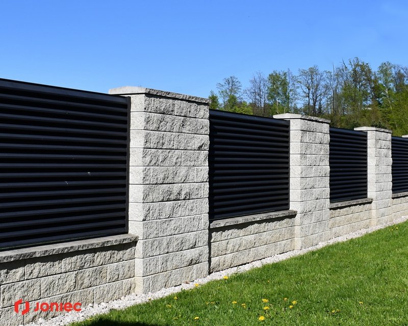 GORCE DE LUXE GU+GA słupkowy czarny/piaskowy 