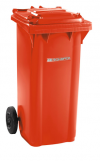 Pojemnik na odpady z tworzywa 120 l SSi-Schaefer - BIO Brąz