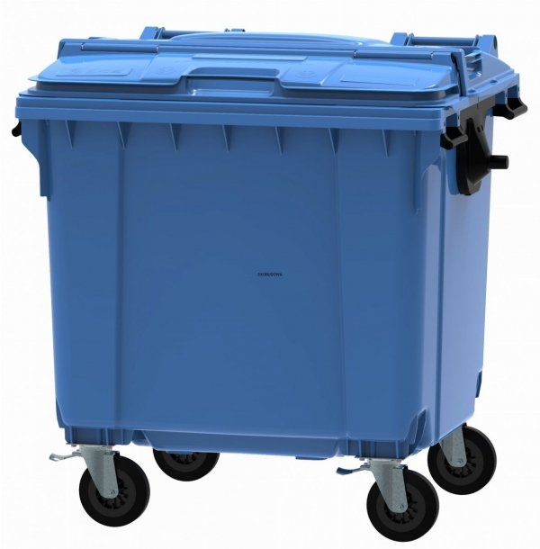 Pojemnik na odpady ESE 1100l Split-LID Czarny