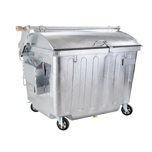 Kontener do wysypu czołowego 4500 l - 5000l (klapa półokrągła)