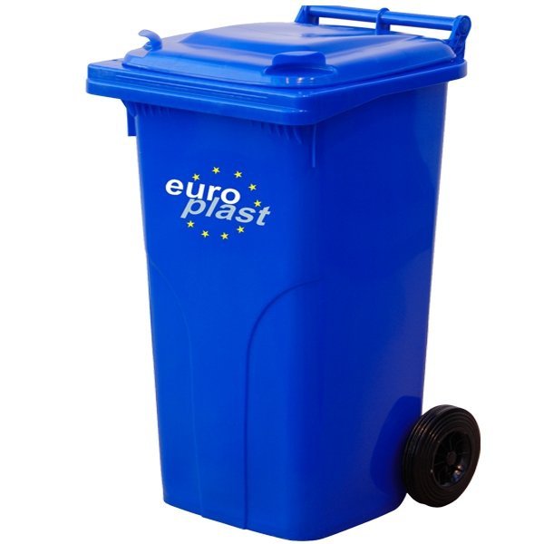 Pojemnik na odpady 240l EUROPLAST niebieski