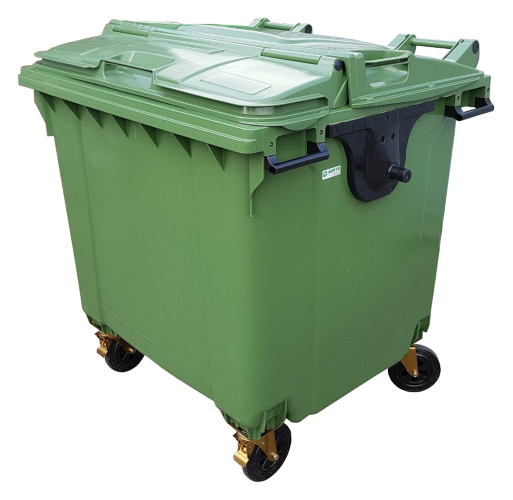 Pojemnik na odpady ESE 1100l Split-LID Żółty
