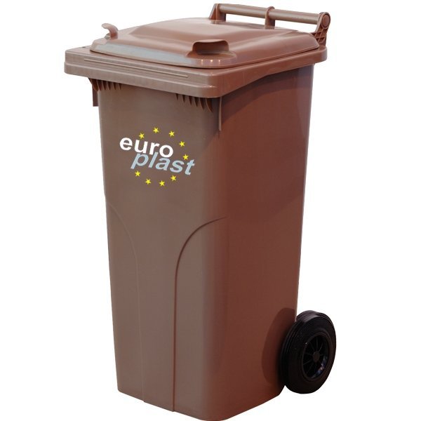 Pojemnik na odpady MGB 120l EUROPLAST Czerwony 