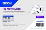 PE Matte Label - Die-cut Roll: 76mm x 51mm, 2310 etykiet