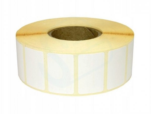 Etykieta termiczna papierowa biała 32x20mm rolka 2000szt