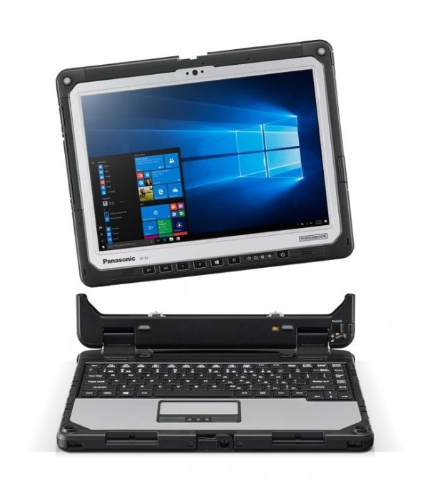 Panasonic TOUGHBOOK 33, 0,5 cm (12 cali), QWERTZ (DE), USB, USB-C, RS232, BT, Ethernet, Wi-Fi, 4G, SSD, Win. 11 