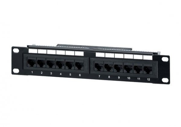 Panel UTP 12xRJ45 kat.5e 10&quot; TLine TL06