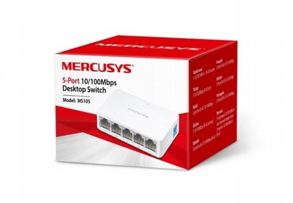 Switch S105 5 portów RJ45 10/100 Mbps