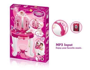 Toaletka dla Małej Księżniczki - dźwięki, światło, akcesoria, gniazdo MP3