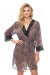 Szlafrok damski Irall Yamila Leopard