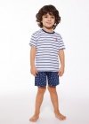Piżama chłopięca Cornette Young Boy 802/111 Marine 134-164