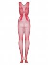 Bodystocking N112 czerwony Obsessive