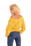 Sweter damski Merribel Manesa Mustard