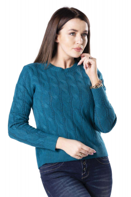 Sweter damski Vittoria Ventini Ramona M83049 Petrol Blue