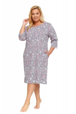 Damska koszula nocna Doctor nap TB 5286 szara