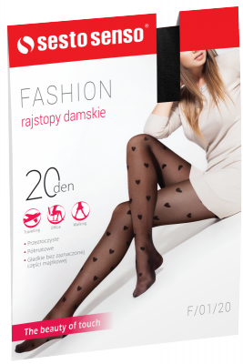 Rajstopy damskie Fashion 20 DEN F/01/20 Sesto Senso