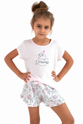 Piżama dziewczęca Sensis Lamb Kids 98-104