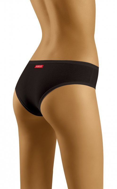 Figi damskie Wol-Bar Sleek Soft Czarne