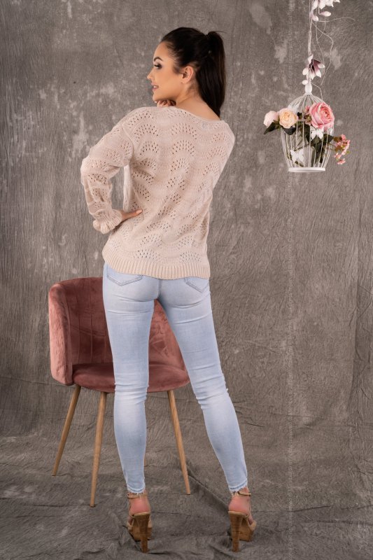 Sweter damski Merribel Venigam Beige