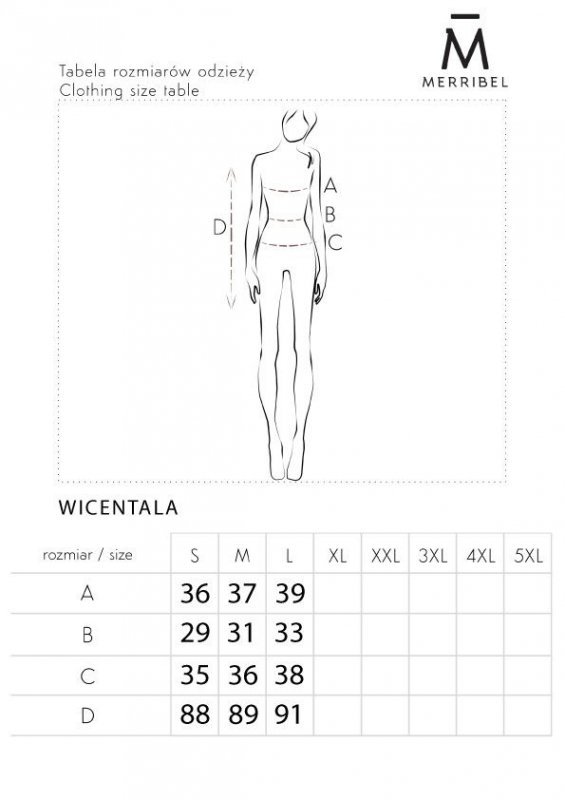 Sukienka damska Merribel Wicentala Red