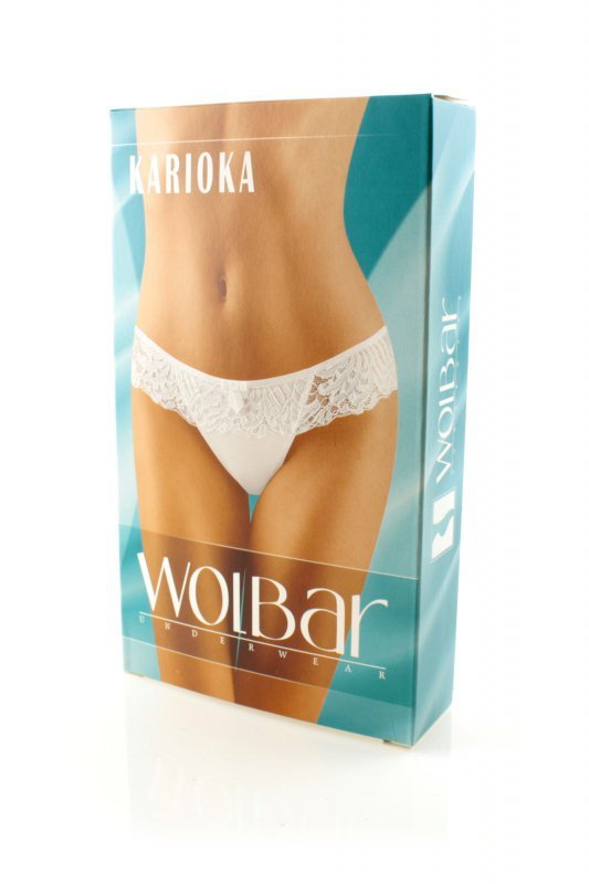 Figi damskie Wol-Bar Karioka białe