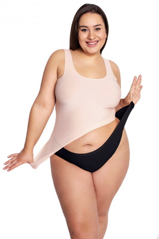 Figi damskie Julimex  Flexi-one plus size czarne