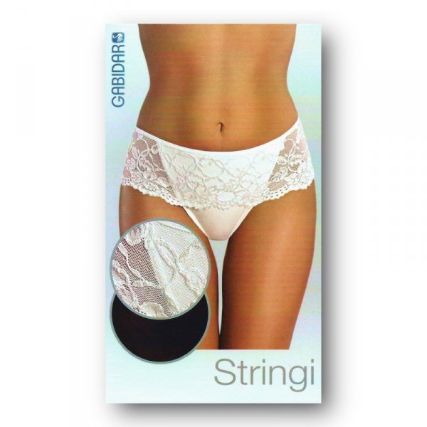 Stringi damskie Gabidar 039 białe