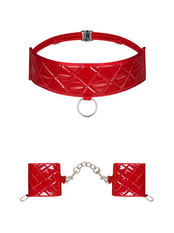 Kajdanki i choker Hunteria Obsessive