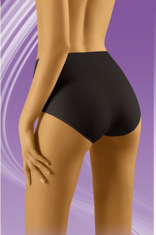 Figi damskie Wol-Bar Tahoo maxi czarne