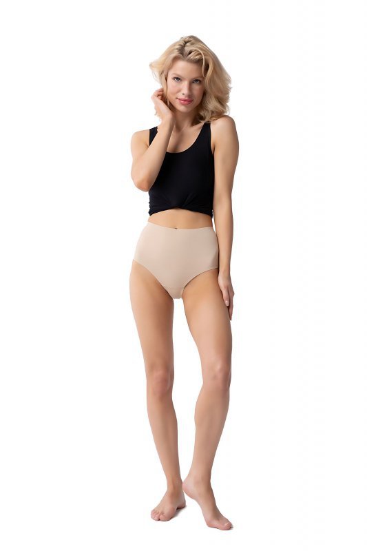 Figi damskie Julimex Amber maxi beżowe