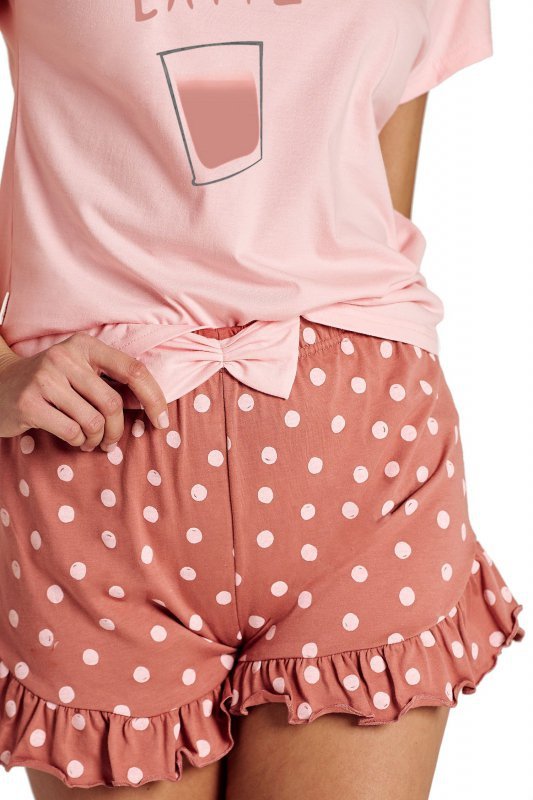Piżama damska Taro Frankie 3126 02 różowa