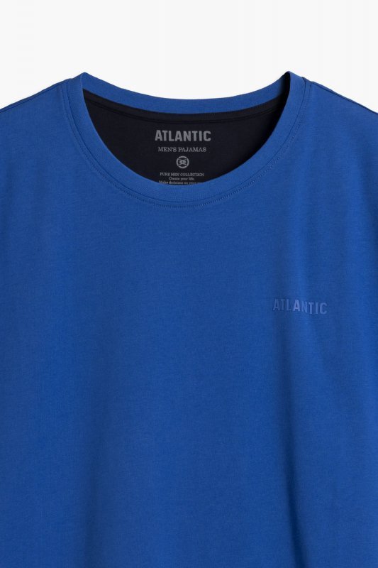 Piżama męska Atlantic 370 niebiesko-granatowa