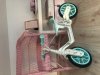 Balance bike rowerek biegowy kremowo miętowy