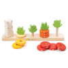 Tender Leaf Toys drewniana układanka do liczenia marchewki