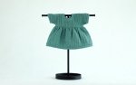 Lillitoy sukienka muślinowa dla lalki 32cm miętowa