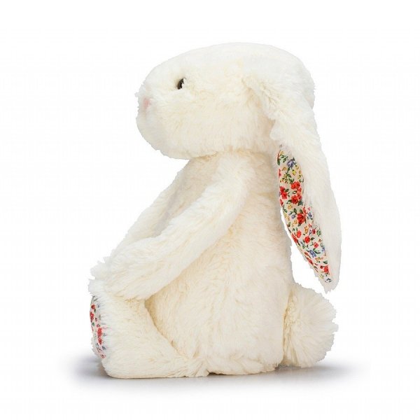 Jellycat królik kremowy kolorowe uszy 31cm