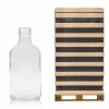 Szklana butelka PIERSIÓWKA 200 ml (68.5 mm) na alkohol – paleta 4620 szt. idealna dla hurtu.