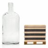 Szklana butelka MARYNARZ 500 ml na alkohol – półpaleta 480 szt. idealna dla hurtu.