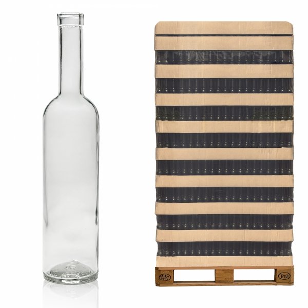 Szklana butelka Futura 500 ml na alkohol – paleta 1488 szt. idealna dla hurtu.