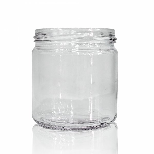Glass jar 405 ml with TO-82 lid – ready to fill and seal