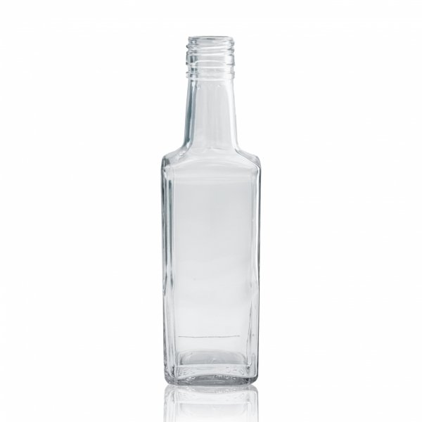 Szklana butelka Kapral 250 ml na alkohol – dostępna w hurcie.