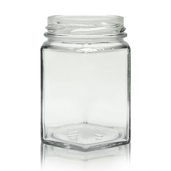 Słoik szklany HEXAGONAL 196 ml na przyprawy,  hurtowo i elegancko.
